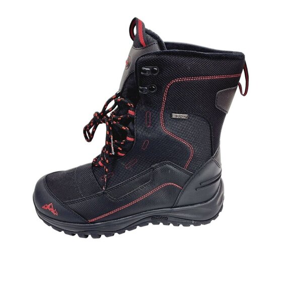 Rockmark Winter Snow Boots Men's Sz 7 Black Outdoor Warm Mid Calf Waterproof New - Picture 8 of 16